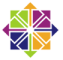centos logo and web link